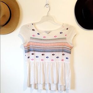 American Eagle • Peasant/boho top
